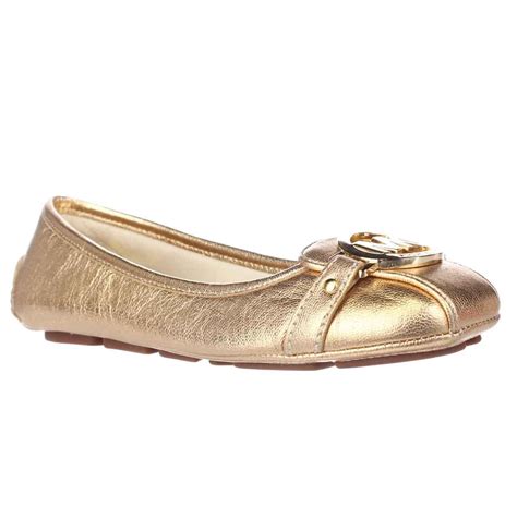 michael kors fulton moc flats pale gold|Michael michael kors fulton moccasin gold + FREE SHIPPING.